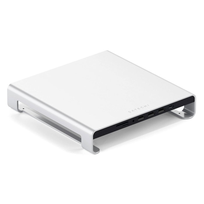 Satechi ST-AMSHS Soporte para Monitor de Aluminio con Concentrador, Plata Satechi ST-AMSHS Soporte para Monitor de Aluminio con Concentrador, Plata