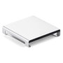 Satechi ST-AMSHS Soporte para Monitor de Aluminio con Concentrador, Plata