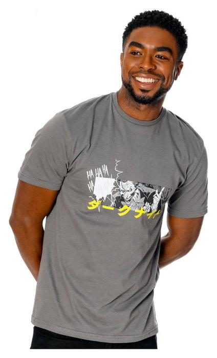 CID DC Comics Camiseta The Joker Manga Ha Ha Talla S CID DC Comics Camiseta The Joker Manga Ha Ha Talla S