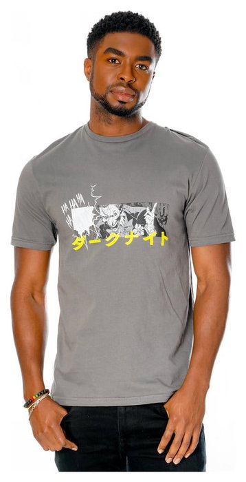 CID DC Comics Camiseta The Joker Manga Ha Ha Talla S CID DC Comics Camiseta The Joker Manga Ha Ha Talla S
