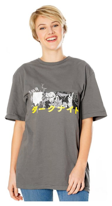 CID DC Comics Camiseta The Joker Manga Ha Ha Talla S CID DC Comics Camiseta The Joker Manga Ha Ha Talla S