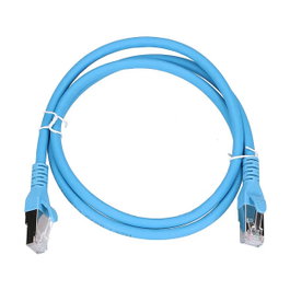Extralink Patchcord LAN Cat.6A S/FTP 1m Azul