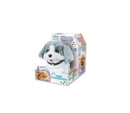 Jugatoys Peluche Perro que anda y ladra con hueso - Modelos surtidos