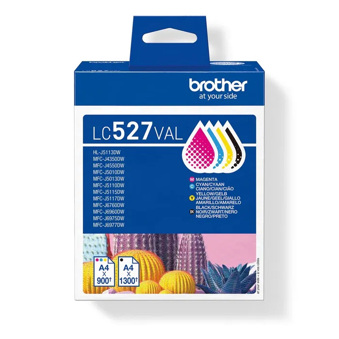 Brother LC527VAL Multipack de Cartuchos de Tinta (BK/C/M/Y) Brother LC527VAL Multipack de Cartuchos de Tinta (BK/C/M/Y)