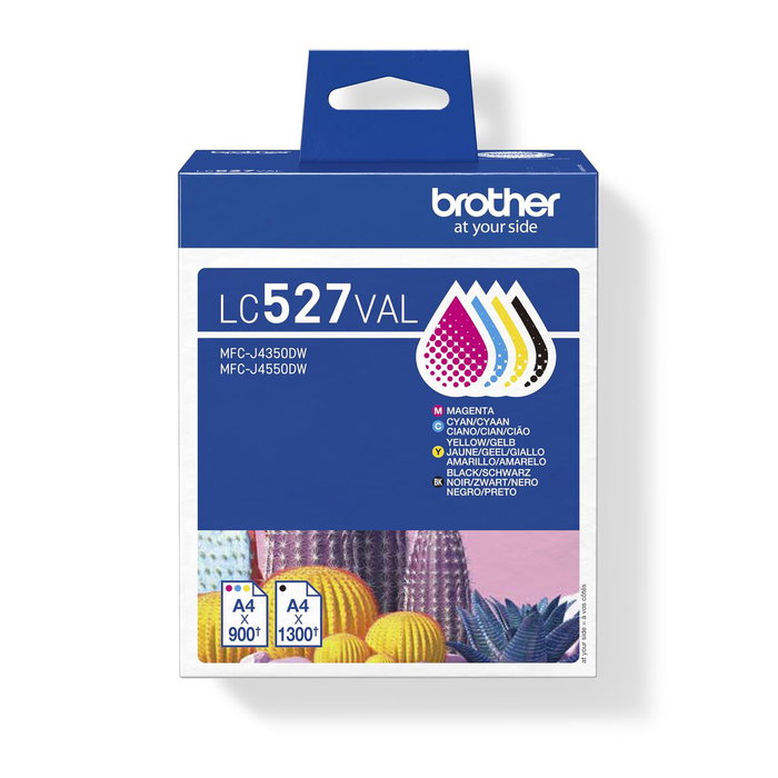 Brother LC527VAL Multipack de Cartuchos de Tinta (BK/C/M/Y) Brother LC527VAL Multipack de Cartuchos de Tinta (BK/C/M/Y)