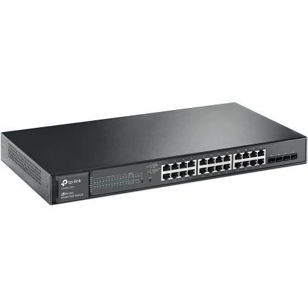 Switch TP-Link Smart Gigabit T1600G-28PS 24 Puertos/ RJ-45 10/100/1000 PoE/ SFP Switch TP-Link Smart Gigabit T1600G-28PS 24 Puertos/ RJ-45 10/100/1000 PoE/ SFP