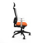 PIQUERAS Y CRESPO Silla de oficina Horna Naranja y Blanco