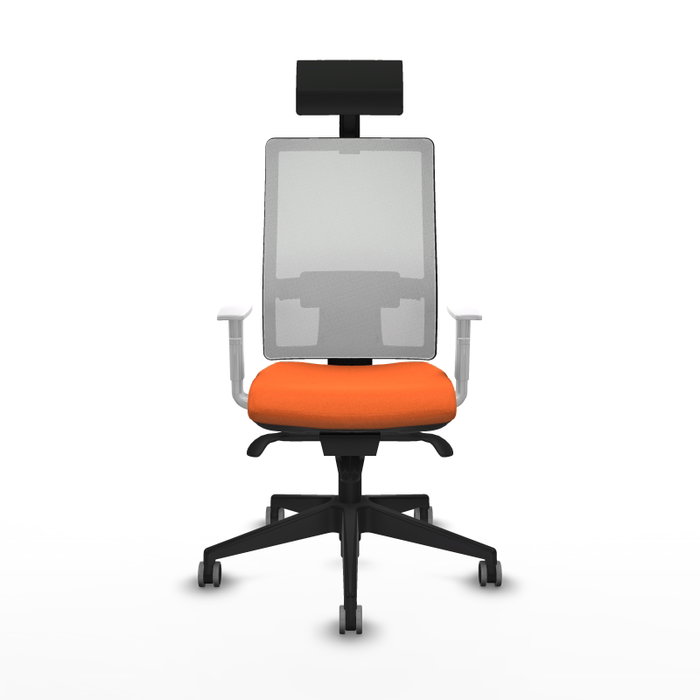 PIQUERAS Y CRESPO Silla de oficina Horna Naranja y Blanco PIQUERAS Y CRESPO Silla de oficina Horna Naranja y Blanco