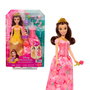 Mattel Disney Princess Muñeca Bella 2 en 1 Historias Mágicas Jfj82 con Atuendos y Accesorios Articulada para +3 Años
