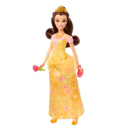 Mattel Disney Princess Muñeca Bella 2 en 1 Historias Mágicas Jfj82 con Atuendos y Accesorios Articulada para +3 Años
