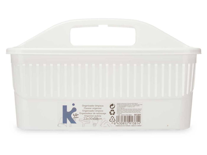 Arte Regal Organizador Limpieza Blanco 31x22x18 cm (Set de 12)