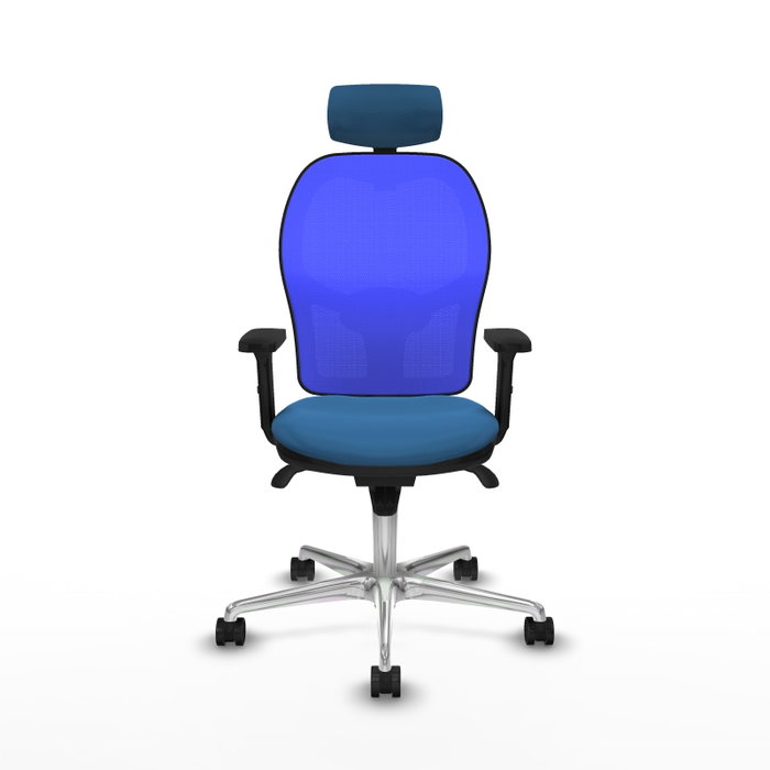 PIQUERAS Y CRESPO Silla de oficina Jorquera con Mecanismo Sincro y Cabecero 2D Negro PIQUERAS Y CRESPO Silla de oficina Jorquera con Mecanismo Sincro y Cabecero 2D Negro
