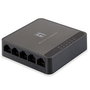 Level One Switch GEU-0822 - Conmutador de Red 8 Puertos Gigabit Ethernet (10/100/1000 Mbps), No Gestionado, Negro, 16 Gbps