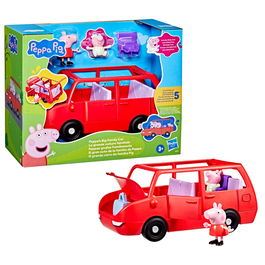 Hasbro Peppa Pig El Gran Coche Familiar HASG05415L0 Set con Vehículo y 2 Figuras para Niños de 3 Años en Adelante