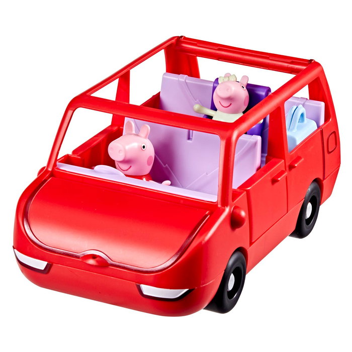 Hasbro Peppa Pig El Gran Coche Familiar HASG05415L0 Set con Vehículo y 2 Figuras para Niños de 3 Años en Adelante