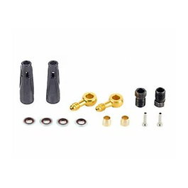 Jagwire Kit de adaptadores para frenos delanteros y traseros Compatible con XTR M9020 M9000 Saint M820 XT M8000 SLX M675 ZEE M640 Alfine S700