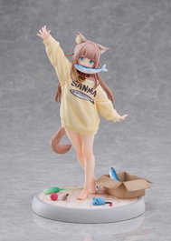 Golden Head My Cat Is a Kawaii Girl Estatua 1/6 Kinako Play With Ver. AmiAmi Limited Edition