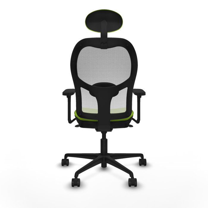 PIQUERAS Y CRESPO Silla de oficina Jorquera Pistacho y Blanco