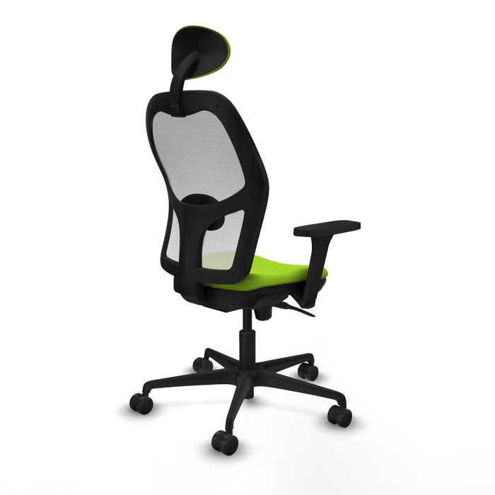 PIQUERAS Y CRESPO Silla de oficina Jorquera Pistacho y Blanco