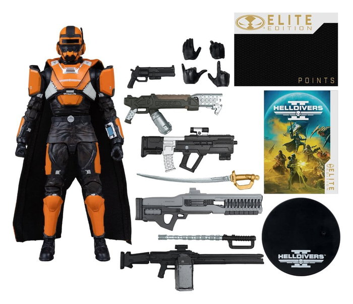 McFarlane Toys Helldivers 2 CE-25 Trench Engineer Figura de Acción Elite Edition (Deluxe)