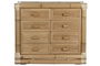 DKD Home Decor Cómoda Tropical 50 x 95 x 112 cm Natural Bambú Ratán 8 Cajones