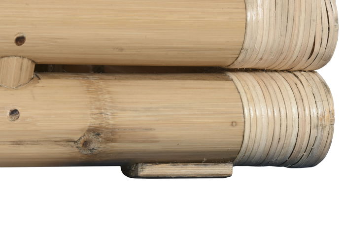 DKD Home Decor Cómoda Tropical 50 x 95 x 112 cm Natural Bambú Ratán 8 Cajones