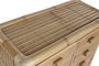 DKD Home Decor Cómoda Tropical 50 x 95 x 112 cm Natural Bambú Ratán 8 Cajones