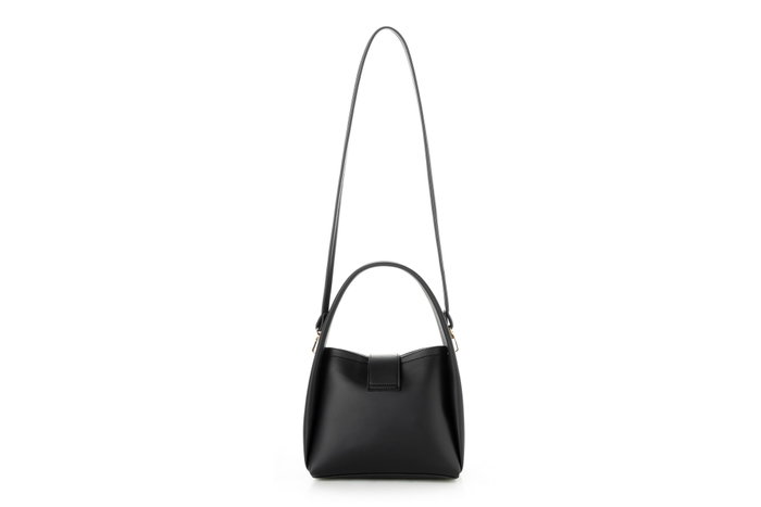 Lucky Bees Bolso Bandolera 1255 Negro Piel de Polivinilo