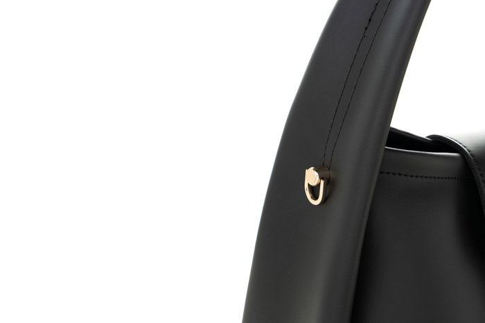Lucky Bees Bolso Bandolera 1255 Negro Piel de Polivinilo