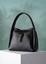 Lucky Bees Bolso Bandolera 1255 Negro Piel de Polivinilo