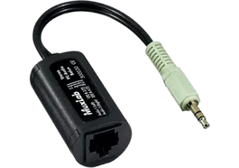 MUXLAB Balun Mini-Jack Estéreo Emisor/Receptor para Audio Transmisión 1.5 km Cat 5e/6