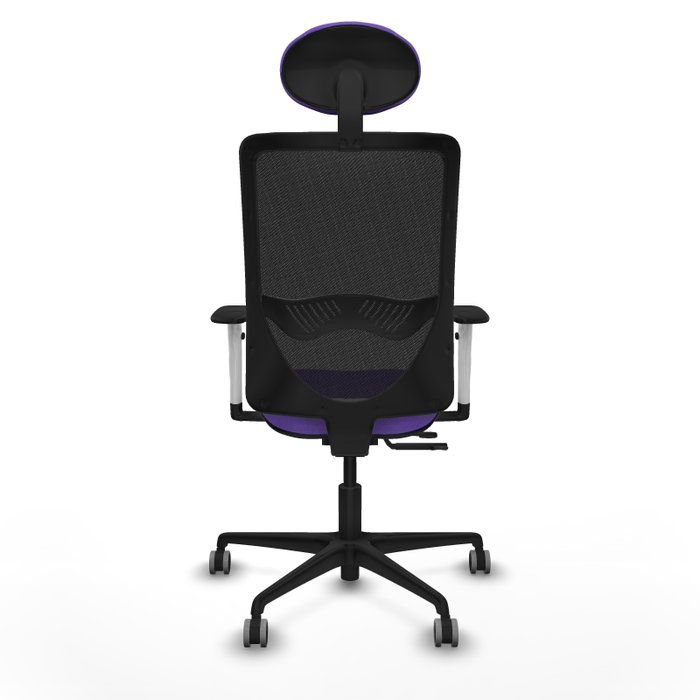 PIQUERAS Y CRESPO Silla de oficina Zulema con mecanismo Sincro/Traslack, Lila y Negro PIQUERAS Y CRESPO Silla de oficina Zulema con mecanismo Sincro/Traslack, Lila y Negro