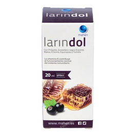MAHEN Larindol Spray 20ml con Vitamina C Miel y Propóleo para el Sistema Inmunitario