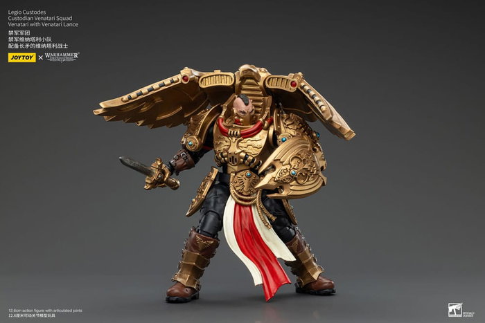 Warhammer The Horus Heresy Figura 1/18 Legio Custodes Custodian Venatari Squad Venatari with Venatari Lance 13 cm Warhammer The Horus Heresy Figura 1/18 Legio Custodes Custodian Venatari Squad Venatari with Venatari Lance 13 cm