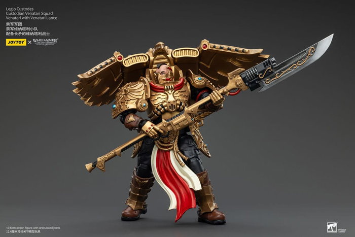 Warhammer The Horus Heresy Figura 1/18 Legio Custodes Custodian Venatari Squad Venatari with Venatari Lance 13 cm Warhammer The Horus Heresy Figura 1/18 Legio Custodes Custodian Venatari Squad Venatari with Venatari Lance 13 cm
