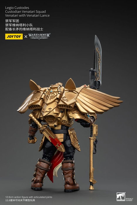 Warhammer The Horus Heresy Figura 1/18 Legio Custodes Custodian Venatari Squad Venatari with Venatari Lance 13 cm Warhammer The Horus Heresy Figura 1/18 Legio Custodes Custodian Venatari Squad Venatari with Venatari Lance 13 cm