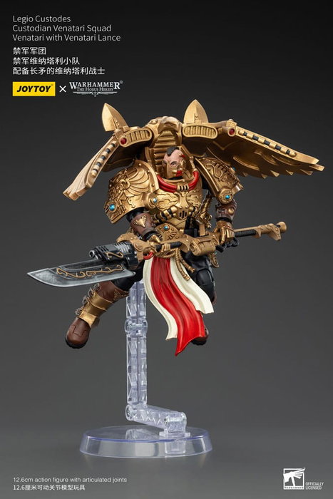 Warhammer The Horus Heresy Figura 1/18 Legio Custodes Custodian Venatari Squad Venatari with Venatari Lance 13 cm Warhammer The Horus Heresy Figura 1/18 Legio Custodes Custodian Venatari Squad Venatari with Venatari Lance 13 cm
