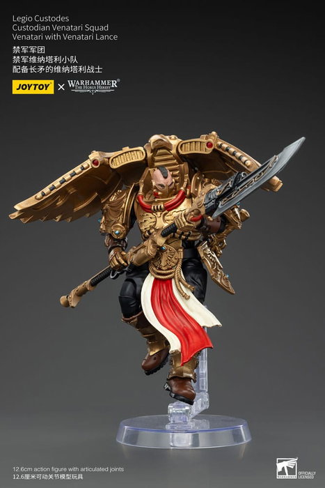 Warhammer The Horus Heresy Figura 1/18 Legio Custodes Custodian Venatari Squad Venatari with Venatari Lance 13 cm Warhammer The Horus Heresy Figura 1/18 Legio Custodes Custodian Venatari Squad Venatari with Venatari Lance 13 cm