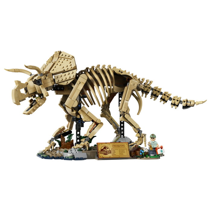 LEGO Jurassic World Fósiles de Dinosaurio: Triceratops 77985 Set de Construcción 1154 Piezas +18 Años