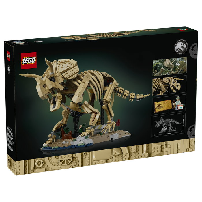 LEGO Jurassic World Fósiles de Dinosaurio: Triceratops 77985 Set de Construcción 1154 Piezas +18 Años
