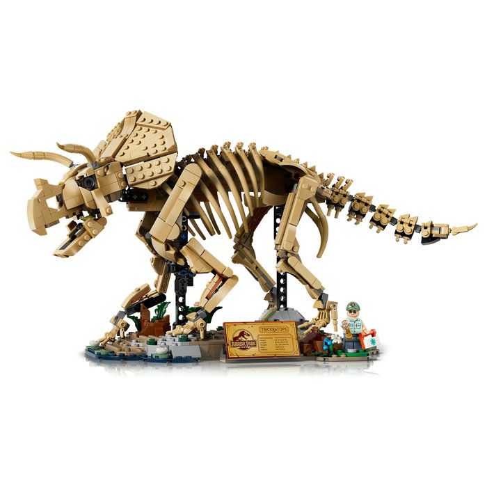 LEGO Jurassic World Fósiles de Dinosaurio: Triceratops 77985 Set de Construcción 1154 Piezas +18 Años