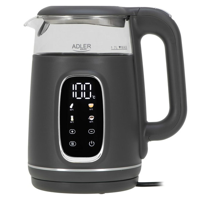 Adler AD 1305 Hervidor Eléctrico Gris