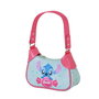 Disney Lilo & Stitch Bolso de Hombro Casual Fino en PVC Azul, 14.5 x 21.5 x 8 cm