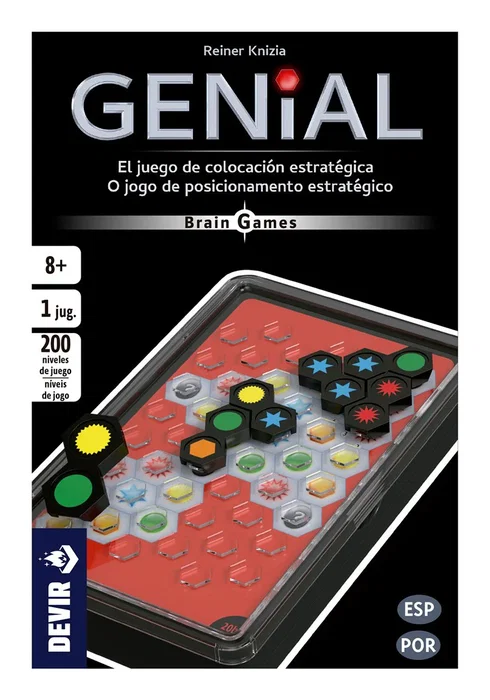Devir Ubongo Solo Juego Lógica 200 Rompecabezas 15 Piezas Poliminó 8+ Años