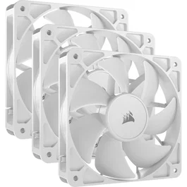 Corsair RS120 Ventilador para PC - Pack de 3 Unidades, 120mm, PWM, Blanco, 2100 RPM, 4.15 mmH2O, CO-9050193-WW