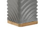 DKD Home Decor Portacepillos de Dolomita y Bambú, Pack de 2