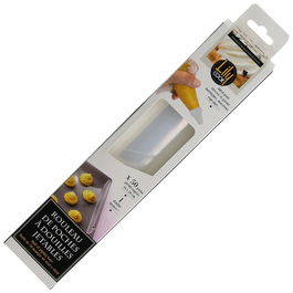 Lily Cook Rollo 25 Manga Pastelera Desechable con Boquilla para Decorar Pasteles Galletas y Magdalenas 16x30 cm