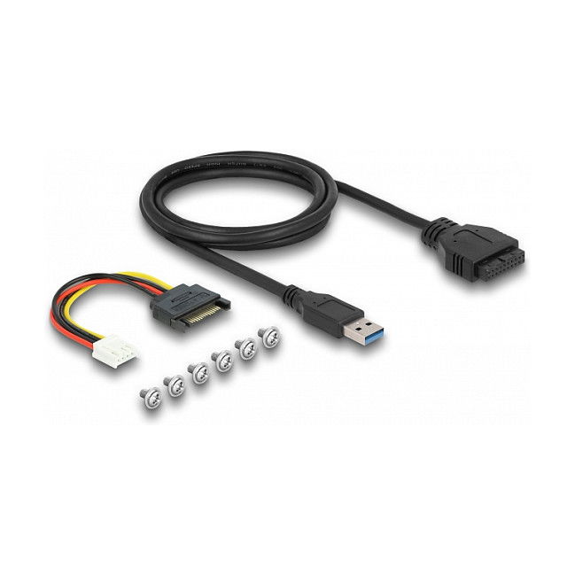 DeLOCK Panel Frontal USB 3.2 Gen 1 (5 Gbps) 2x USB Tipo-C + 2x USB Tipo-A de 3.5 Pulgadas (8.89 cm) para Bahía de Unidad - Negro, Metal - VIA VL817 DeLOCK Panel Frontal USB 3.2 Gen 1 (5 Gbps) 2x USB Tipo-C + 2x USB Tipo-A de 3.5 Pulgadas (8.89 cm) para Bahía de Unidad - Negro, Metal - VIA VL817
