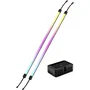 Corsair Kit Tira LED RGB iCUE LINK LS430 Aurora, Multicolor, Negro, 2x 430 mm, Ref. CL-9011136-WW