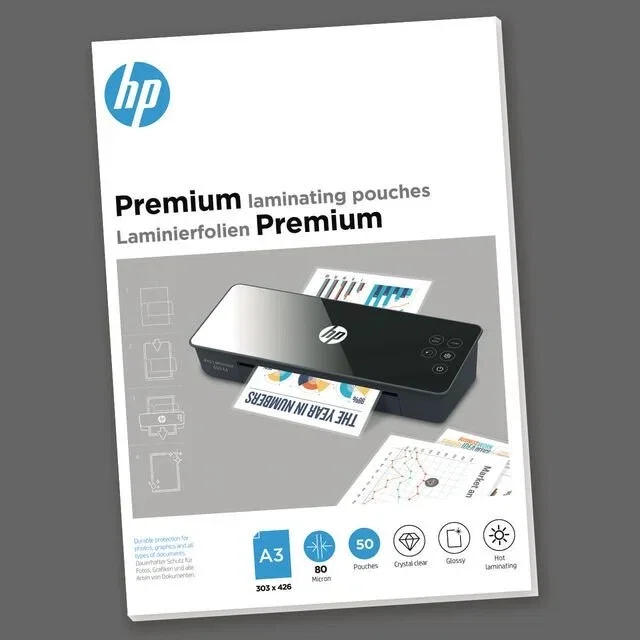 HP Fundas de Laminación Premium A3 80 Micras HP Fundas de Laminación Premium A3 80 Micras